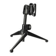 Metal Desktop Table Microphone Clamp Clip Holder Stand Tripod