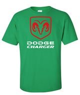 green Dodge Ram logo T-shirt