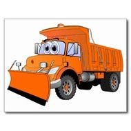 Snow Plow Truck Cartoon