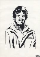 Wiz Khalifa man drawing
