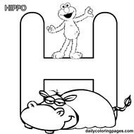 Alphabet Letter H Coloring Pages