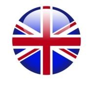 UK flag round button
