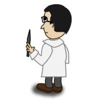 clipart of the Cartoon Professor