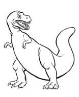 Free Printable Dinosaur drawing