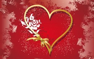 Happy Valentines Day Love drawing