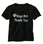T-shirt with caring about dogs