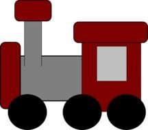 Red Train Clip Art N4