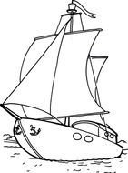black and white picture of a sailing boat on the water