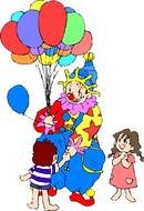 Cliparts raquo Clowns drawing