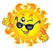 Sunshine Happy Face Clip Art N8