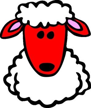 Sheep Face Clip Art N11