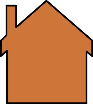 Orange House Clip Art N7