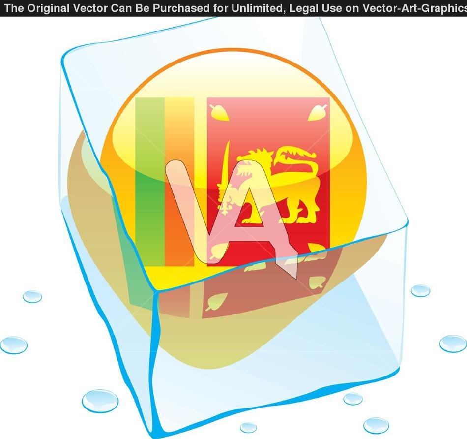 Frozen Ice Cube Clip Art