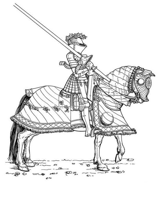 Medieval Knight Clip Art N20