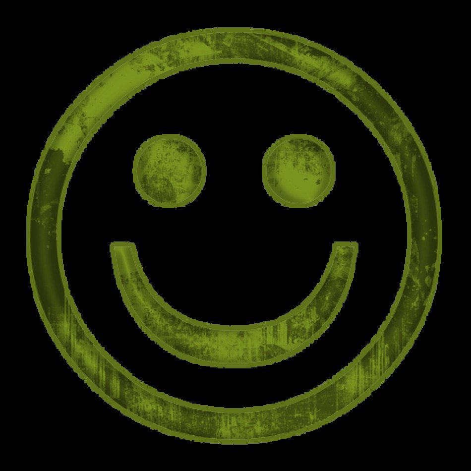 Green Smiley Face Clip Art N26