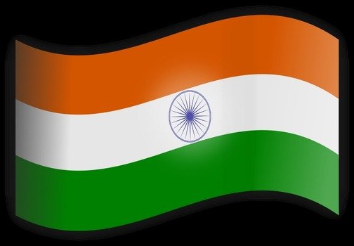 India Flag Clip Art N7