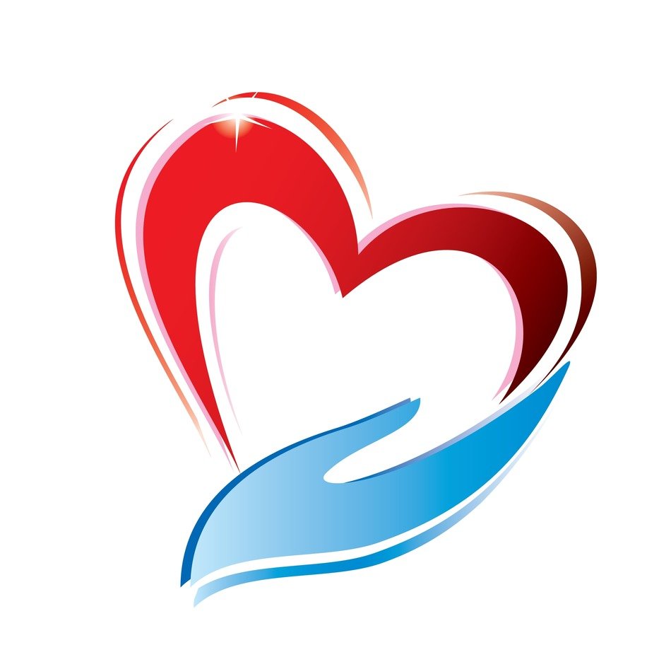 clipart of heart symbol in hand