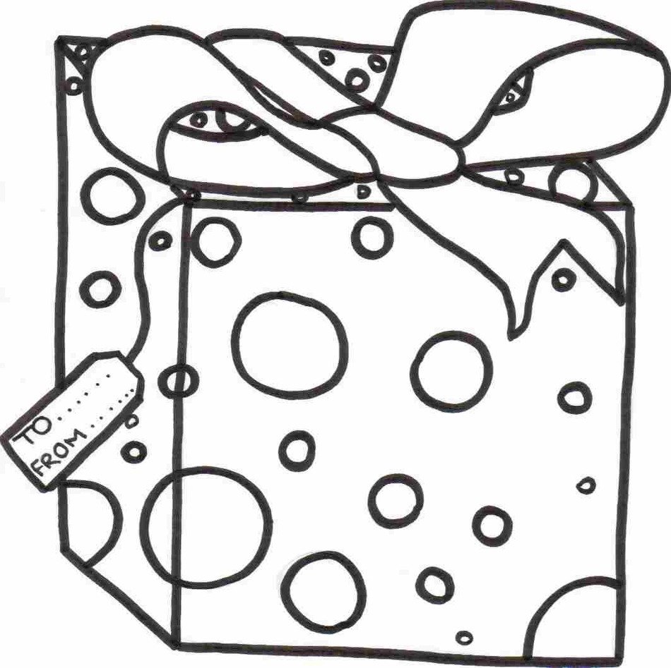 Christmas Present Coloring Pages Printable N2