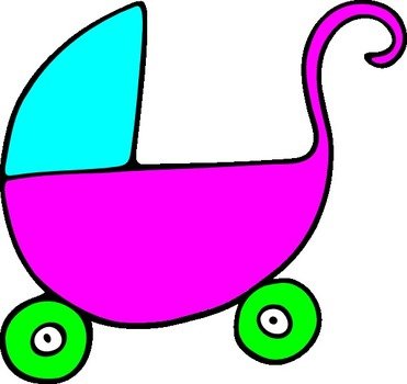 Baby Stroller Clip Art N33