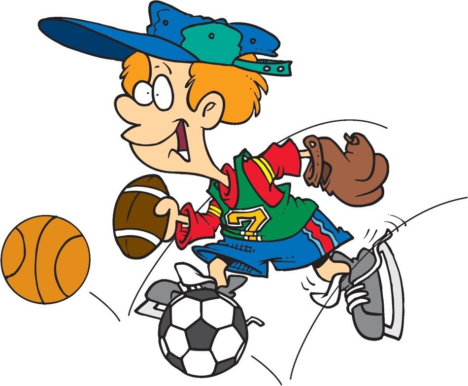 Football Baseball Basketball Clip Art N4