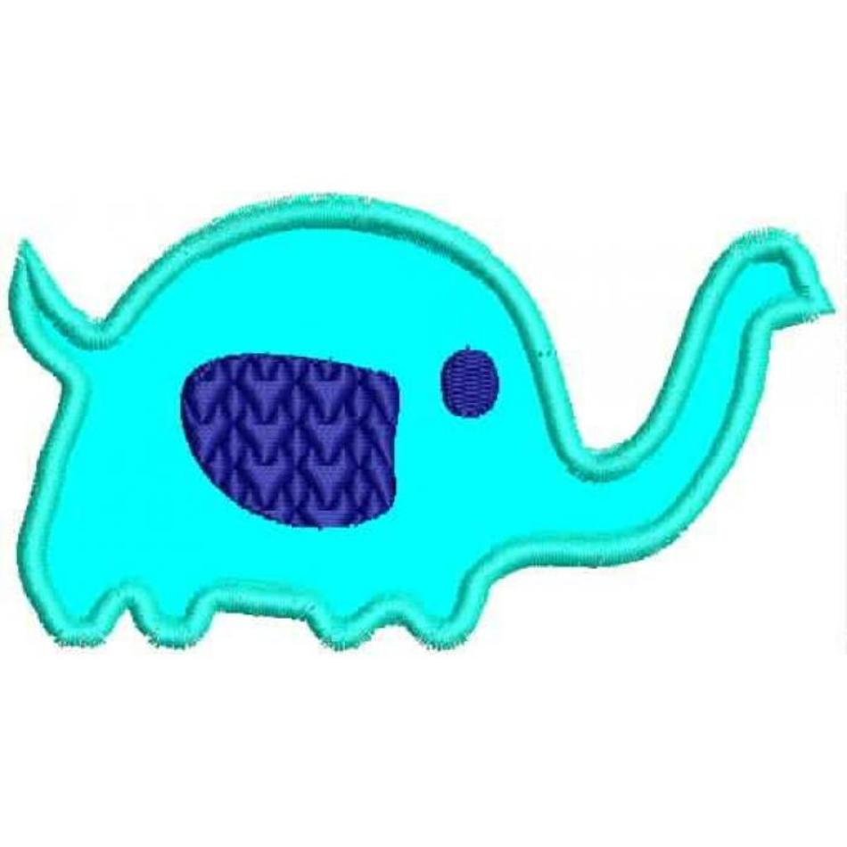 Elephant Applique Design