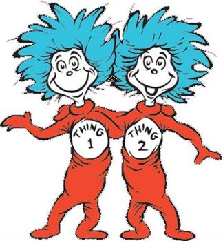Dr Seuss Thing 1 And 2 N18