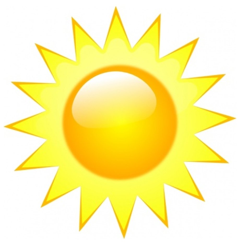 Happy Sunshine, glossy sun, drawing