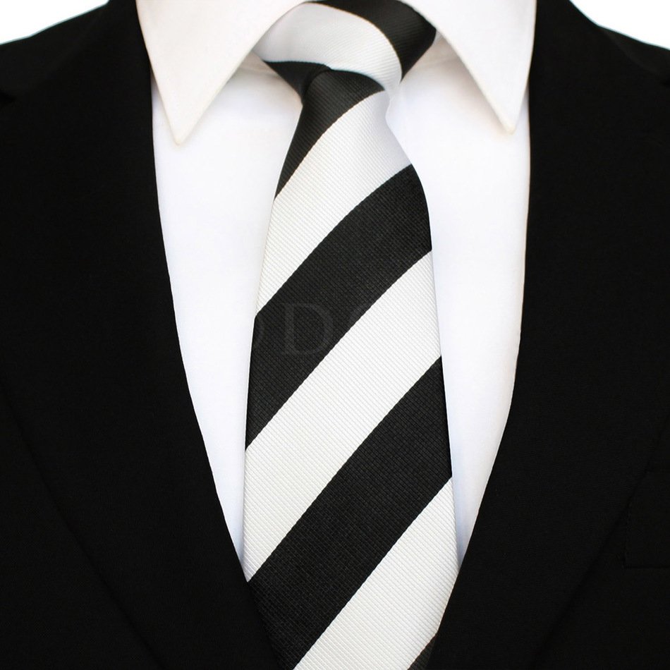 Ä°llustration of Black And White Tie