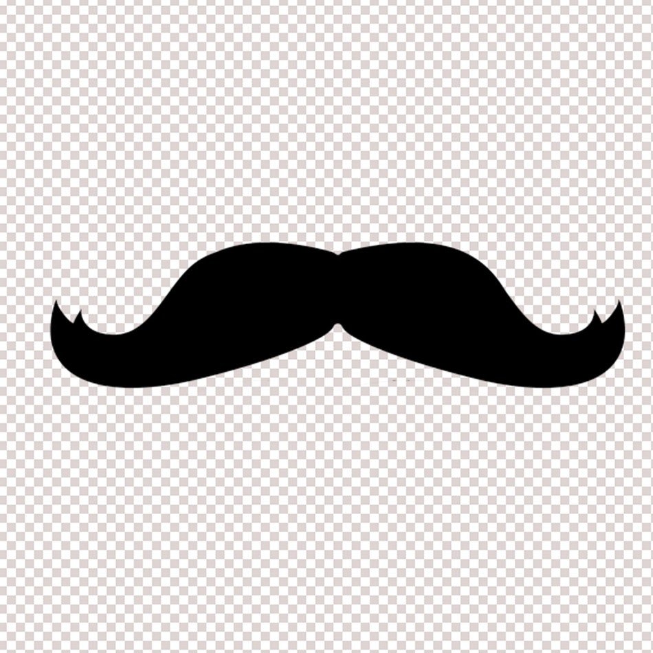 Transparent Mustache Clip Art N2