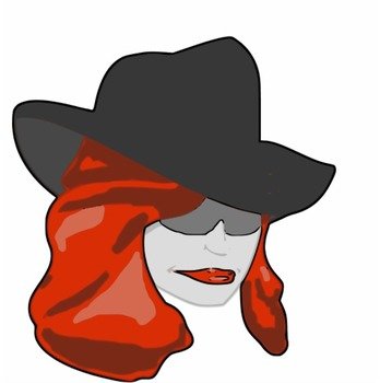 Female Detective Clip Art N10