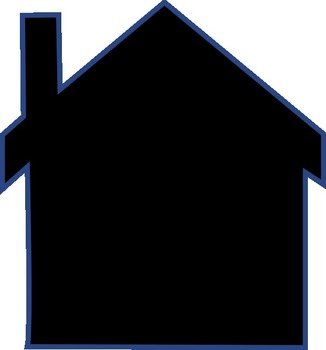 House Silhouette Clip Art N5