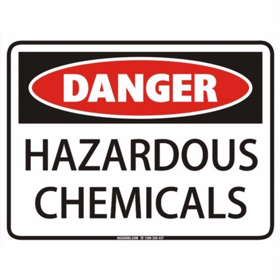 Material Sign Hazardous Chemicals