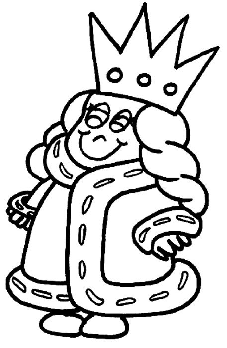 Drawing of the princess