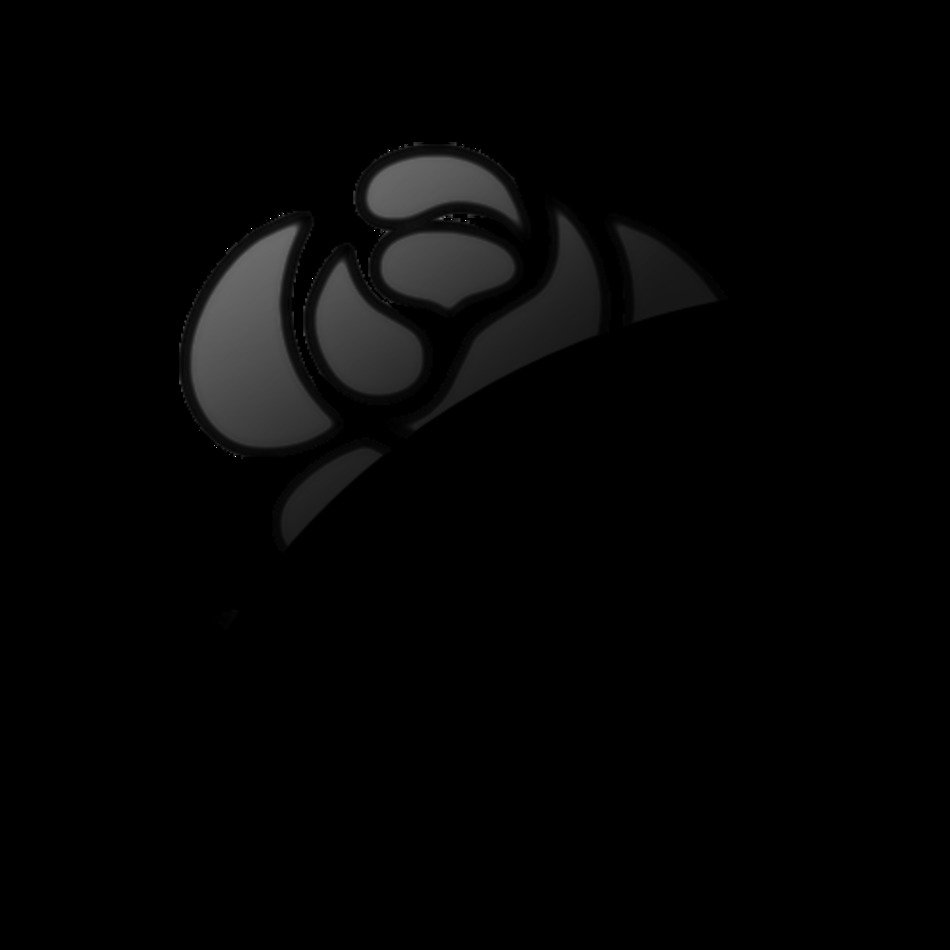 Black And White Rose Clip Art N28