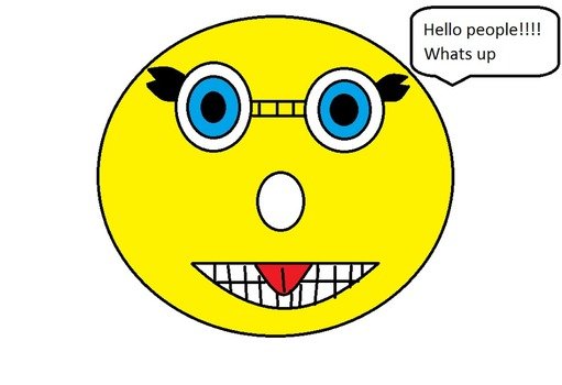 smart Smiley Face drawing