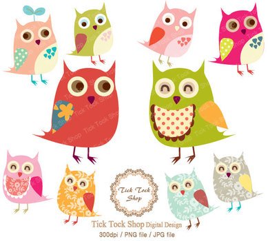 Owl Clip Art N153