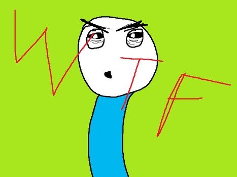 meme with a happy face on a green background