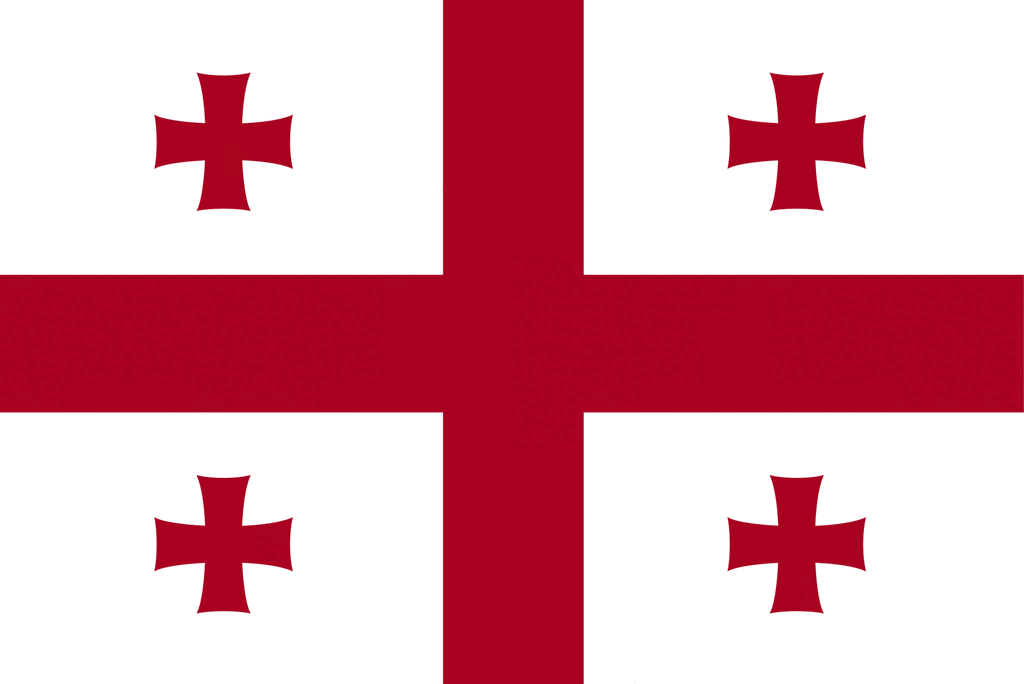 White flag with five crosses free image download