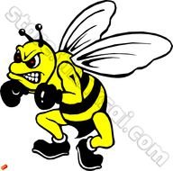 Bee Mascot Clip Art