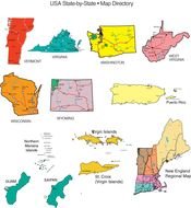 USA state-by-state maps
