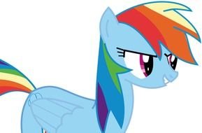 Evil Rainbow Dash drawing