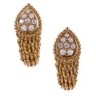 French Diamond Earrings drawing