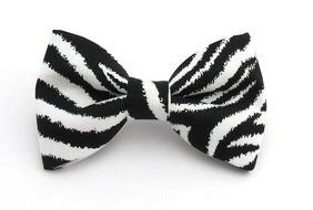 bow with zebra print