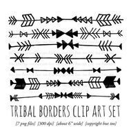 Tribal Borders Clip Art N5