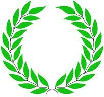 Olive Branch Wreath Logo