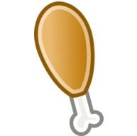 fried Chicken Leg, Clip Art