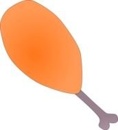 Chicken Leg Clip Art N24