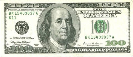 100 Dollar as an illustration