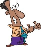 Cartoon Man Thumbs Up