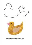 Printable Duck Pattern